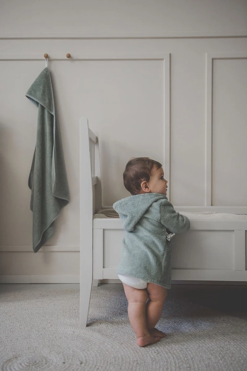 Koeka Baby Badcape Dijon Daily - 100x100cm - Groen 11 Koeka Baby Badcape Dijon Daily - 100x100cm - Groen - Afbeelding 9