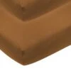 Meyco Jersey Hoeslaken Co-sleeper - 2-pack - Camel - 50x90cm -Peuterpaleis Winkel 799x1200 88
