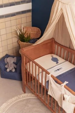 Jollein Speendoekje Badstof Leaf - Jeans Blue -Peuterpaleis Winkel 800x1200 149