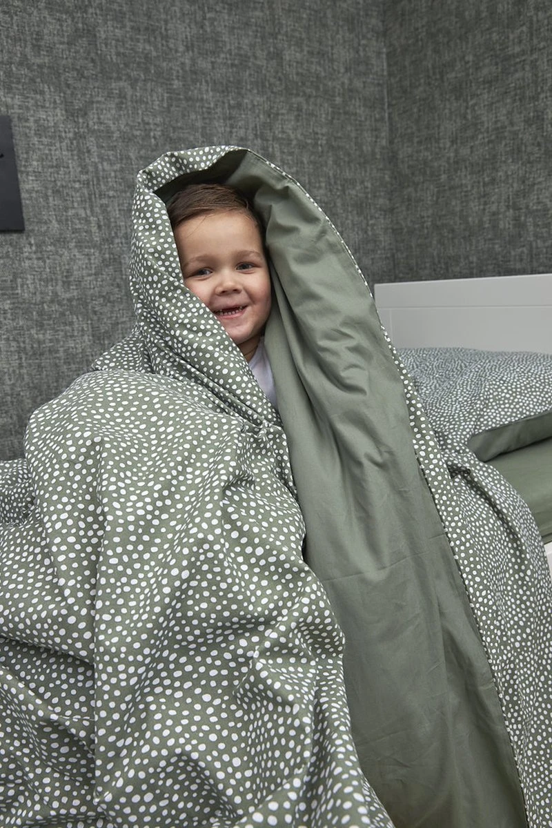 Meyco Cheetah/Uni Dekbedovertrek Peuter - Forest Green - 120x150cm 6 Meyco Cheetah/Uni Dekbedovertrek Peuter - Forest Green - 120x150cm - Afbeelding 4