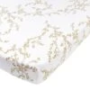 Meyco Branches Hoeslaken Boxmatras - Sand - 75x95cm