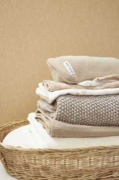 Meyco Branches Hoeslaken Boxmatras - Sand - 75x95cm -Peuterpaleis Winkel 800x1200 184