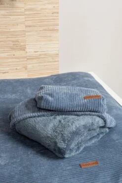 Baby's Only Wikkeldeken - Omslagdoek Baby Sense - Teddy Voering - Vintage Blue - 75x75 Cm - Geschikt Voor Drie- En Vijfpuntsgordel -Peuterpaleis Winkel 800x1200 222