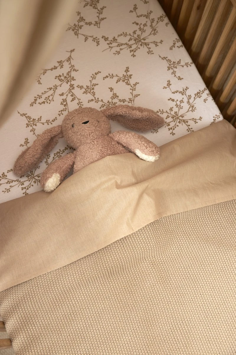 Meyco Branches Hoeslaken Juniorbed - Sand - 70x140/150cm 7 Meyco Branches Hoeslaken Juniorbed - Sand - 70x140/150cm - Afbeelding 5