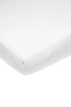 Meyco Molton Stretch Hoeslaken Wieg - Wit - 40x80/90cm