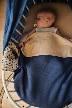 Jollein Baby Deken Wieg 75x100cm Basic Knit - Jeans Blue -Peuterpaleis Winkel 800x1200 347