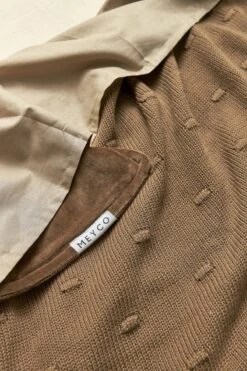 Meyco Uni Wieglaken - 2-pack - Taupe/offwhite - 75x100cm -Peuterpaleis Winkel 800x1200 388