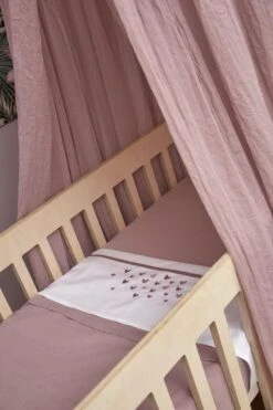 Meyco Hearts Ledikant Laken - Lilac - 100x150cm -Peuterpaleis Winkel 800x1200 402