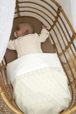 Meyco Uni Wieglaken - 2-pack - Offwhite - 75x100cm -Peuterpaleis Winkel 800x1200 404