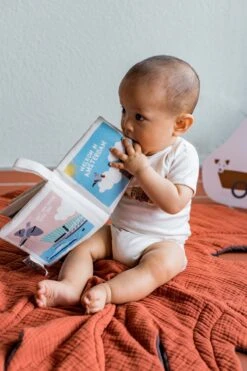 Zacht Babyboekje Amsterdam - 100% Katoen - Fairly Made - In Mooie Geschenkverpakking - Duurzaam En Origineel Kraamcadeau -Peuterpaleis Winkel 800x1200 91