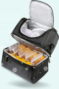 QEY - Koeltas Voor Moedermelk Bewaarzakjes - Zwart -Peuterpaleis Winkel 801x1200 47