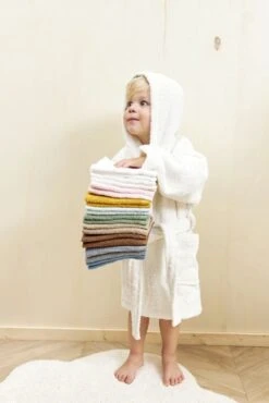 Meyco Badcape Basic Badstof - Forest Green - 75x75cm -Peuterpaleis Winkel 801x1200 8