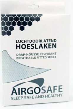 ABZ Airgosafe Dry Fit Hoeslaken - 60x120 Cm - Wit -Peuterpaleis Winkel 805x1200 5