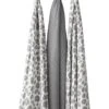 Meyco Panter Swaddle - 3-pack - Hydrofiel - Neutral/grey - 120x120cm -Peuterpaleis Winkel 807x1200