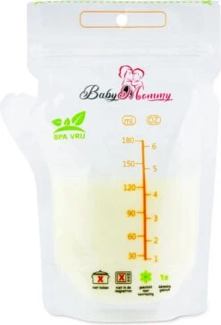 Moedermelk Bewaarzakjes - 60 Stuks - 180 Ml - BPA Vrij - Steriel - Borstvoeding Zakjes Met Schenktuit - Invriezen - Babyvoeding - Melk - Afsluitbaar -Peuterpaleis Winkel 817x1200 1