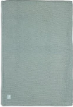 Jollein Baby Deken Ledikant 100x150cm Basic Knit Forest Green/Fleece