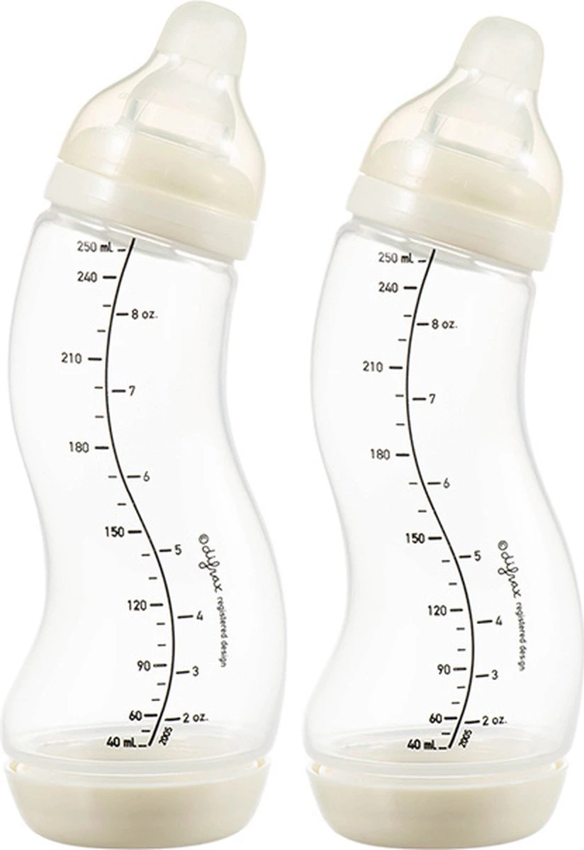 Difrax Babyfles 250 Ml Natural - Anti-Colic - Crèmewit - Duopack 15 Difrax Babyfles 250 Ml Natural - Anti-Colic - Crèmewit - Duopack - Afbeelding 13