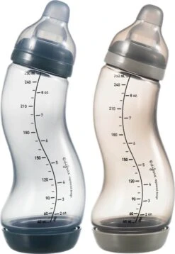 Difrax - S-Fles Duopack - Wit/Blauw - 250ml - 0+ Maanden -Peuterpaleis Winkel 829x1200 2