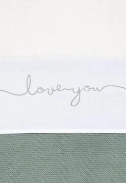 Jollein Baby Laken Wieg 75x100cm Love You - Grey -Peuterpaleis Winkel 830x1200 108
