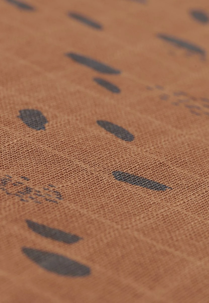 Jollein Hydrofiel Multidoek Spot 70x70cm - Caramel - 3 Stuks 10 Jollein Hydrofiel Multidoek Spot 70x70cm - Caramel - 3 Stuks - Afbeelding 8