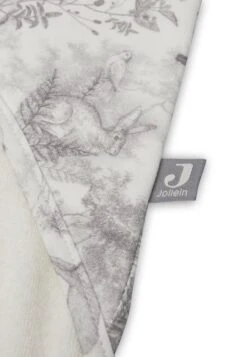 Jollein Badcape 75x75cm Pimpelmees - Forest Animals -Peuterpaleis Winkel 830x1200 29