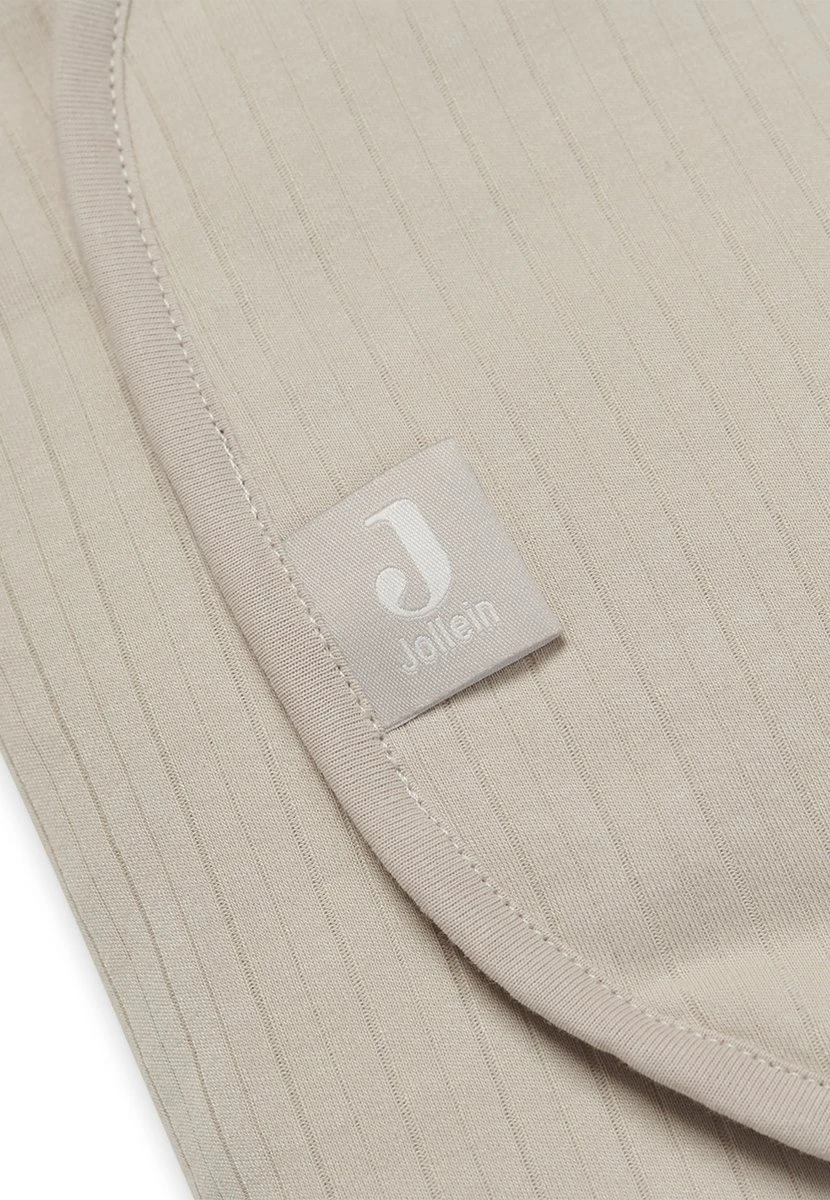 Jollein Wikkeldeken Basic Stripe - Nougat 10 Jollein Wikkeldeken Basic Stripe - Nougat - Afbeelding 8