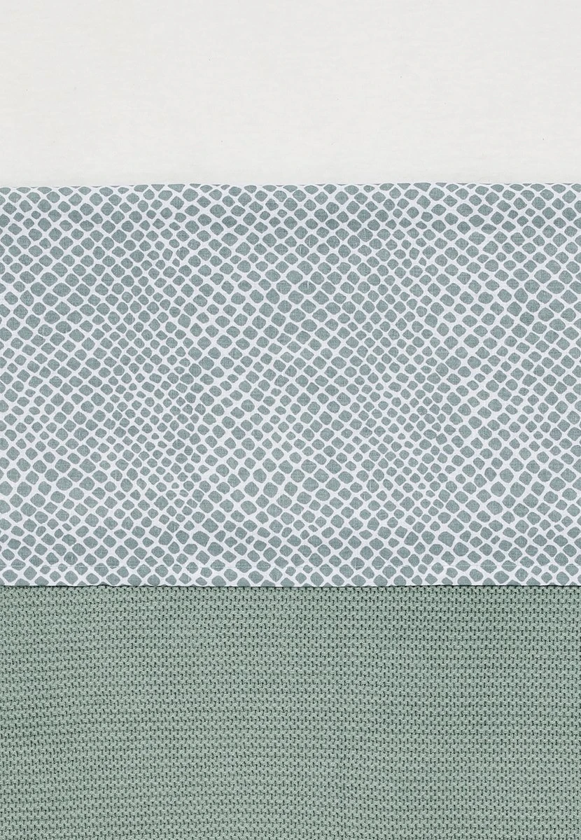 Jollein Baby Laken Ledikant 120x150cm Snake - Ash Green 5 Jollein Baby Laken Ledikant 120x150cm Snake - Ash Green - Afbeelding 3