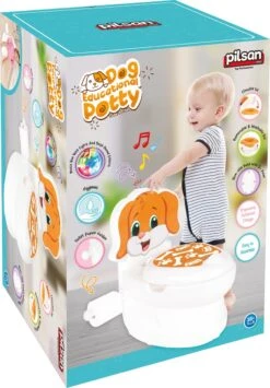 Merkloos Educatief Plaspot Hond - Leerzaam Pot - Training Potty - WC Potje - Kindertoilet -Peuterpaleis Winkel 836x1200