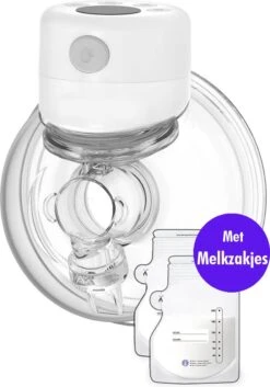 Elektrische Draadloze Borstkolf - Handsfree & Draagbaar – Incl. 30 Moedermelk Bewaarzakjes