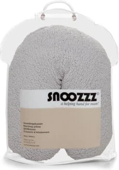 Snoozzz Voedingskussen Small Met Afneembare Hoes Teddy Grijs - Fiber Vulling - 120 Cm -Peuterpaleis Winkel 843x1200 3