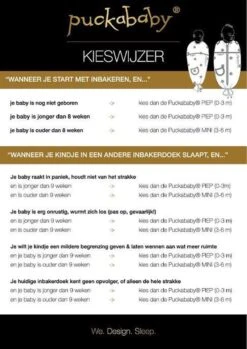 Puckababy Inbakerslaapzak Original Mini - 3-6 Maanden - White Dotty -Peuterpaleis Winkel 849x1200 17