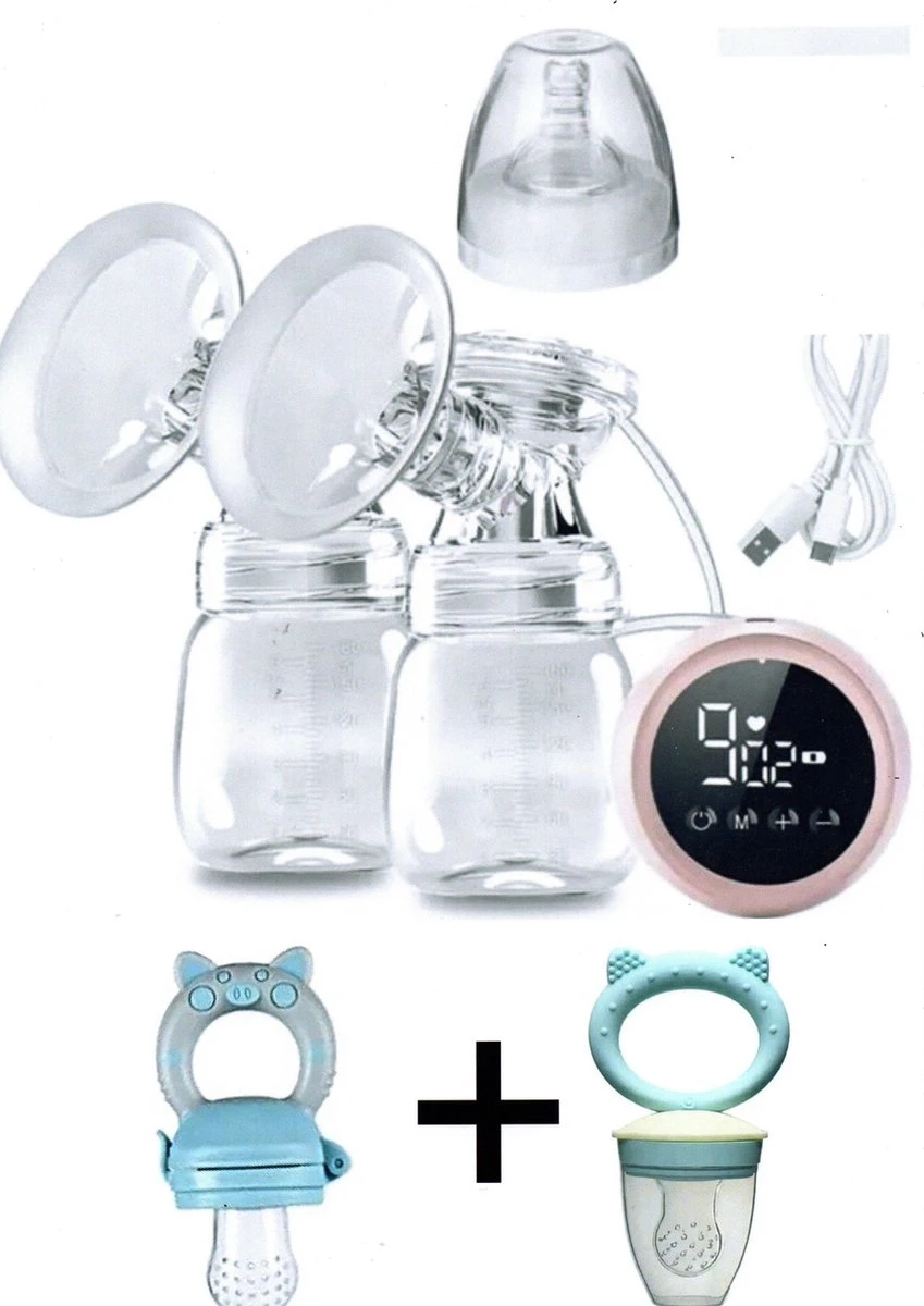 G G 1989 Borstkolf-elektrische Dubbele Borstkolf-dubbelzijdig-kolfapparaat-LED Display-9 Standen-compact+2 Fruitspenen -blauw 3 G G 1989 Borstkolf-elektrische Dubbele Borstkolf-dubbelzijdig-kolfapparaat-LED Display-9 Standen-compact+2 Fruitspenen -blauw