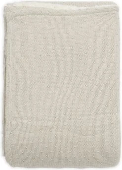 Jollein Baby Deken Wieg 75x100cm Teddy Bliss Knit - Nougat -Peuterpaleis Winkel 859x1200 12