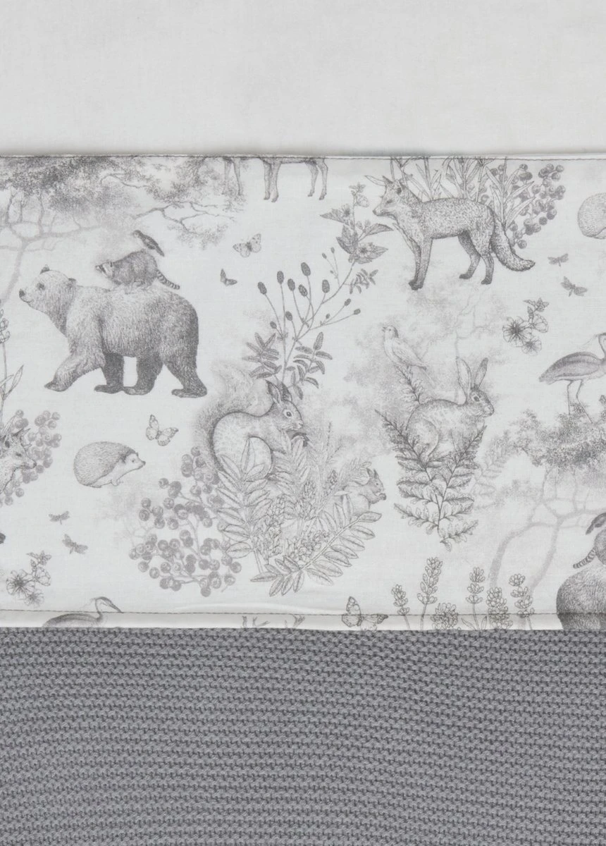 Jollein Baby Laken Ledikant 120x150cm Pimpelmees - Forest Animals 4 Jollein Baby Laken Ledikant 120x150cm Pimpelmees - Forest Animals - Afbeelding 2