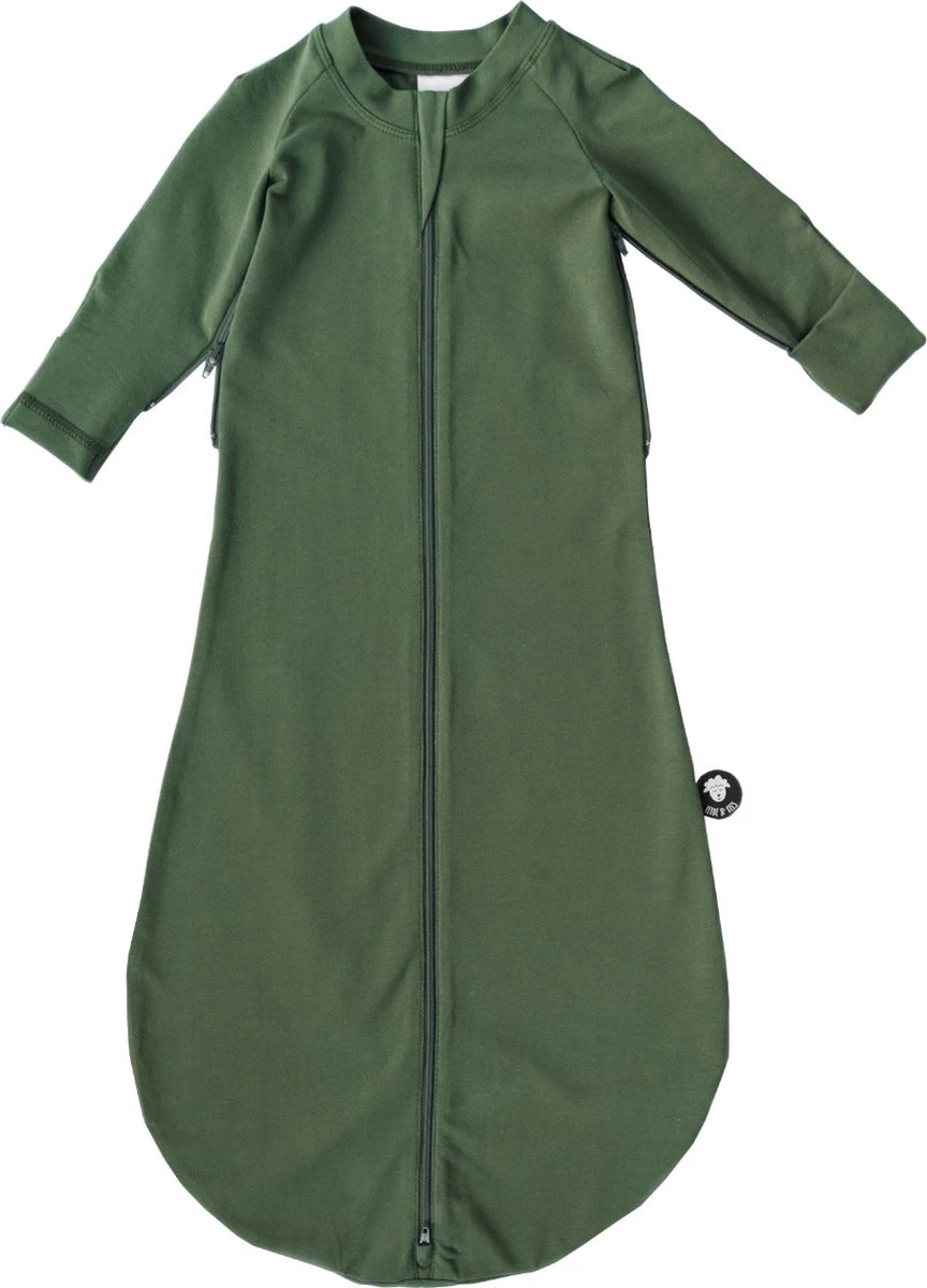 BUNDI Alles-in-één Inbakerslaapzakje 0-4 M Botanisch Groen 3 BUNDI Alles-in-één Inbakerslaapzakje 0-4 M Botanisch Groen