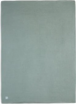 Jollein Baby Deken Ledikant 100x150cm Basic Knit Forest Green/Fleece -Peuterpaleis Winkel 875x1200 1