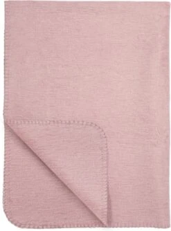 Meyco Wiegdeken Uni - 75x100 Cm - Oudroze