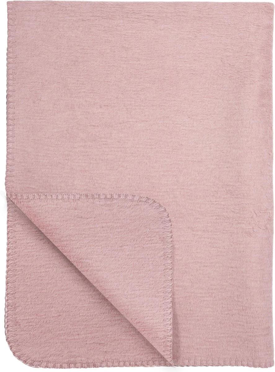Meyco Wiegdeken Uni - 75x100 Cm - Oudroze 3 Meyco Wiegdeken Uni - 75x100 Cm - Oudroze