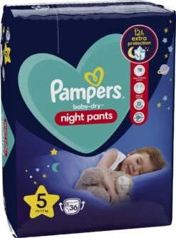 Pampers® Pampers - Night Pants - Maat 5 - Small Pack - 36 Luierbroekjes -Peuterpaleis Winkel 888x1200
