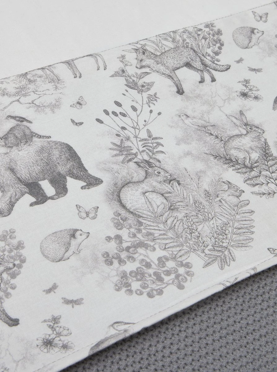 Jollein Baby Laken Ledikant 120x150cm Pimpelmees - Forest Animals 8 Jollein Baby Laken Ledikant 120x150cm Pimpelmees - Forest Animals - Afbeelding 6