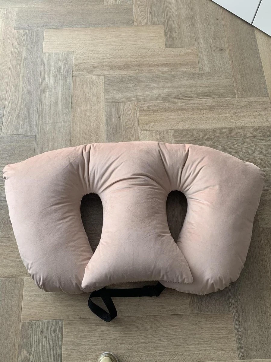 Merkloos Tweeling Voedingskussen Hoes Roze 4 Merkloos Tweeling Voedingskussen Hoes Roze - Afbeelding 2