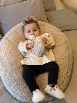 Teddy Neutrale Relaxhoes Voedingskussenhoes, Maak Van Je Voedingskussen Een Relax Kussen Voor De Baby.