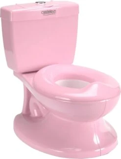 Casteleyn - Toilet Trainer - WC Potje - Plaspotje - Kinder Toilet - Met Geluid - Tot 21KG - Roze -Peuterpaleis Winkel 909x1200
