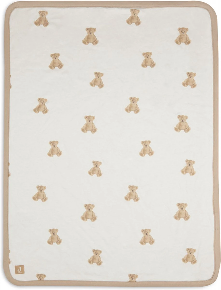 Jollein Baby Deken Ledikant Jersey 100x150cm - Teddy Bear 16 Jollein Baby Deken Ledikant Jersey 100x150cm - Teddy Bear - Afbeelding 14