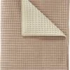 Cottonbaby - Wiegdeken - Wafel - Mokka/room - 75x90 Cm
