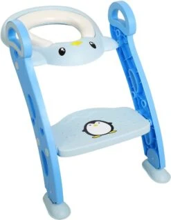 Buxibo Kinder WC Met Opstapje - WC Bril Kind - Kinderzitting WC - Toilet Verkleiner - Toilettrainer - Blauw -Peuterpaleis Winkel 930x1200 1