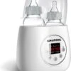 Grundig Flessenwarmer - Dubbele Flesverwarmer - 200W - Ruimte Voor 2 Babyflessen - Verwarmen, Ontdooien En Steriliseren - Incl. Stoomkap - Wit -Peuterpaleis Winkel 930x1200 5