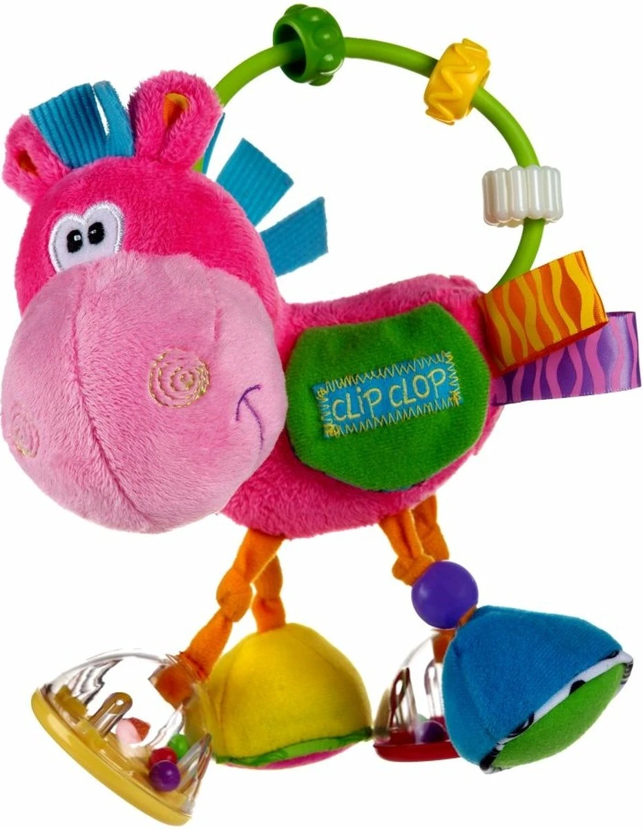 Playgro Clip Clop Rammelaar - Roze - Activiteitenspeeltje - Kraamkado 21 Playgro Clip Clop Rammelaar - Roze - Activiteitenspeeltje - Kraamkado - Afbeelding 19