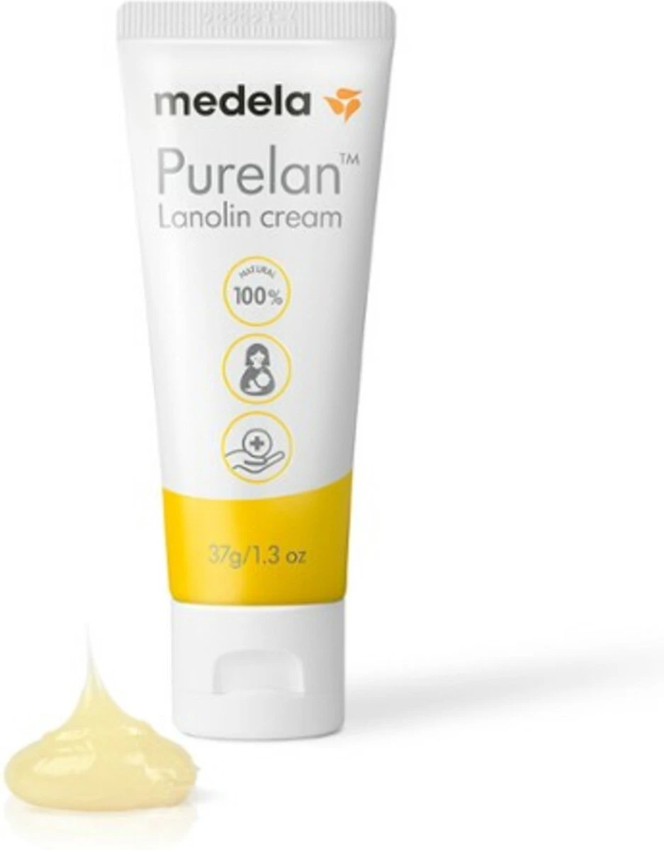 Medela Purelan Tepelzalf Lanoline Tepelcreme Snelle Verlichting Bij Pijnlijke Tepels - Tube 37gr 15 Medela Purelan Tepelzalf Lanoline Tepelcreme Snelle Verlichting Bij Pijnlijke Tepels - Tube 37gr - Afbeelding 13