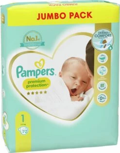 Pampers® Pampers Premium Protection Maat 1 (2-5kg) - 216 Luiers -Peuterpaleis Winkel 940x1200 2